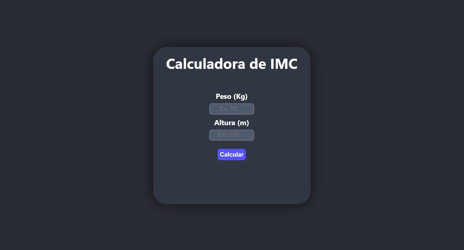 Calculadora de IMC